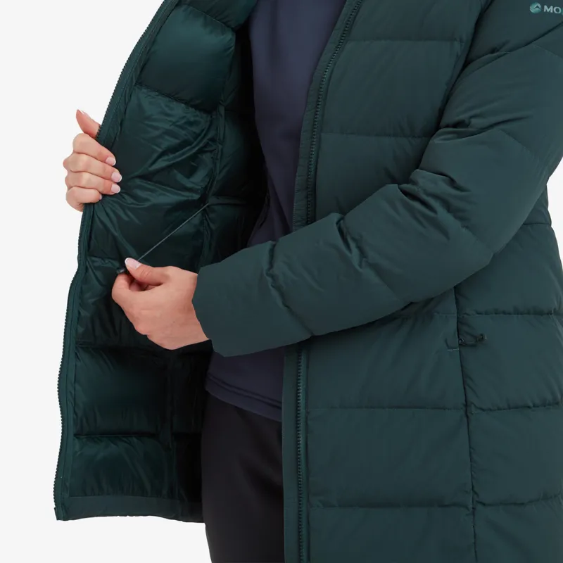 Montane Women's Tundra Hooded Down Jacket - Deep Forest-8